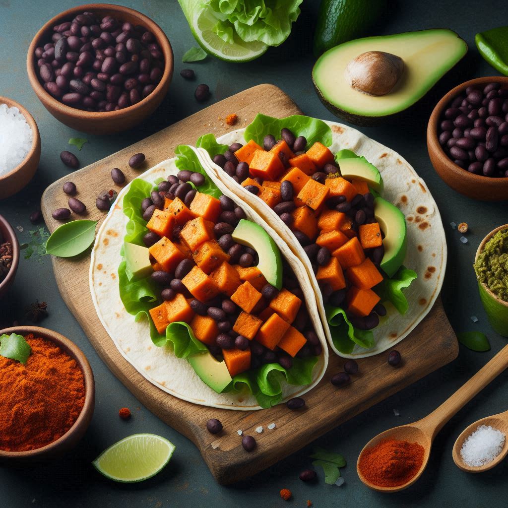 Sweet Potato and Black Bean Tacos